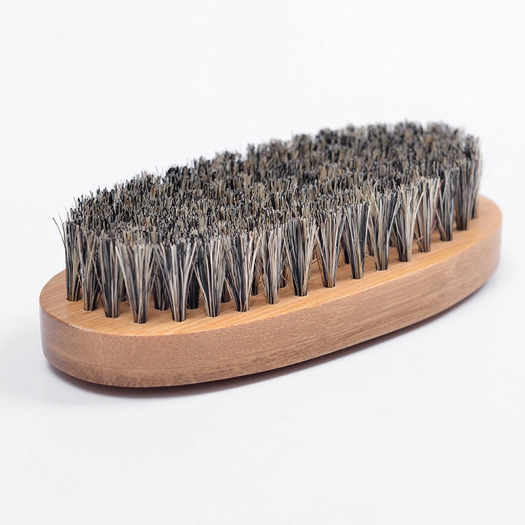 Men Beard Care Brush Hardwood Handle Wild Boar Bristle Comb, Boar Bristle Comb