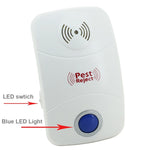 Electronic Ultrasonic Mosquito Rat Pest Control Repeller with LED Light, UK Plug, AC90V-250V, UK Plug