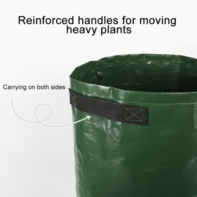 2 PCS 7 Gallons Potato Planting PE Bags Woven Fabric Bags Cultivation Garden Pots Vegetable Planting Bags Grow Bags Farm Garden Supplies, Orange, Yellow, Green, Black