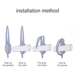 LED Night Light Pet Safety Collar Silicone Pendant