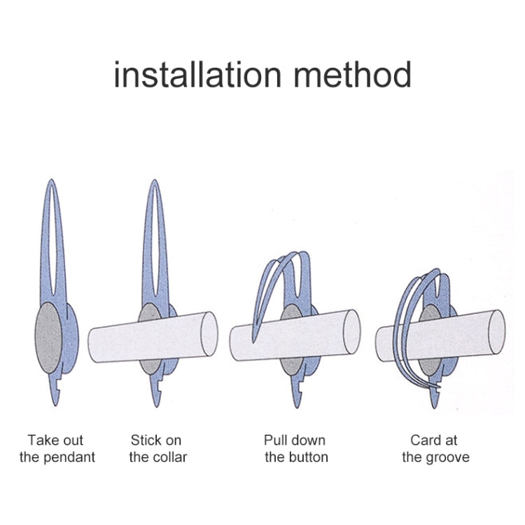 LED Night Light Pet Safety Collar Silicone Pendant