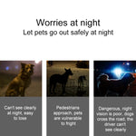 LED Night Light Pet Safety Collar Silicone Pendant