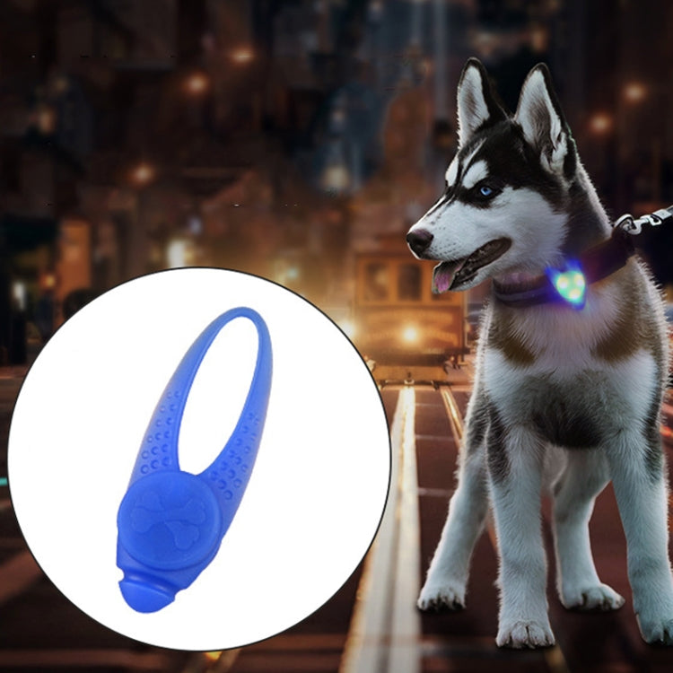 LED Night Light Pet Safety Collar Silicone Pendant