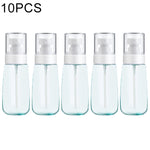 10 PCS Portable Refillable Plastic Fine Mist Perfume Spray Bottle Transparent Empty Spray Sprayer Bottle, 60ml, 60ml