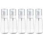 10 PCS Portable Refillable Plastic Fine Mist Perfume Spray Bottle Transparent Empty Spray Sprayer Bottle, 80ml, 80ml