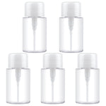 Liquid Push Down Pump Dispenser Bottle Empty Plastic Bottle Container, 200ml, 200ml