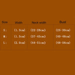 Microfiber Glasses Style Breathable Dog Chest  Strap, Size: L, Size: L