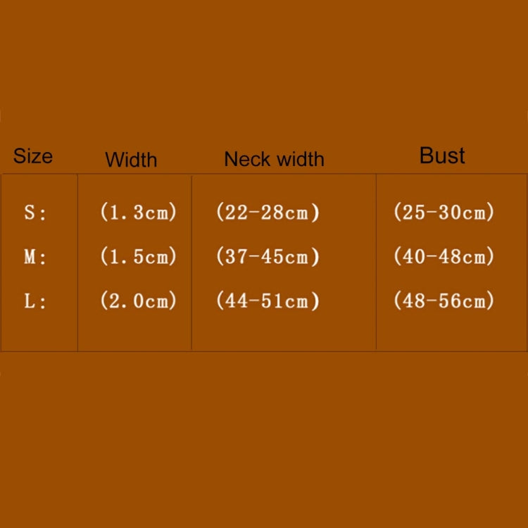 Microfiber Glasses Style Breathable Dog Chest  Strap, Size: L, Size: L