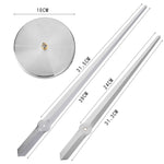 Creative DIY Stainless Steel Wall Clock Home Office Decoration