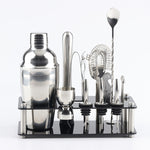 18 in 1 Cocktail Shaker Tools Setwith Acrylic Mount, , Capacity: 750ml, 750ml