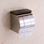 K8 304 Stainless Steel Bathroom Wall-mounted Waterproof Bright Light Paper Towel Roll Holder, K8
