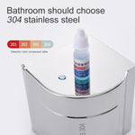 K8 304 Stainless Steel Bathroom Wall-mounted Waterproof Bright Light Paper Towel Roll Holder, K8