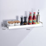 50cm Kitchen Multi-function Wall-mounted Seasoning Holder Storage Rack, Wall-mounted Seasoning Storage Rack