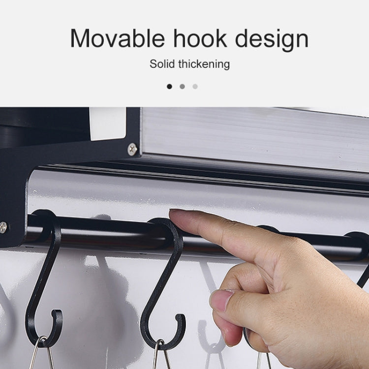 50cm Kitchen Multi-function Wall-mounted Seasoning Holder Storage Rack, Wall-mounted Seasoning Storage Rack