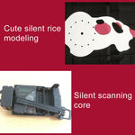 42x18cm Home Office Bedroom Decoration Battery Operated Cat Shaped Wall Clock with Swinging Tails