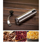 Portable Conical Burr Mill Manual Stainless Steel Hand Crank Coffee Bean Grinder, Capacity: 40g, Stainless Steel Capacity: 40g