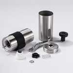 Portable Conical Burr Mill Manual Stainless Steel Hand Crank Coffee Bean Grinder, Capacity: 30g, Capacity: 30g