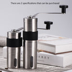 Portable Conical Burr Mill Manual Stainless Steel Hand Crank Coffee Bean Grinder, Capacity: 30g, Capacity: 30g