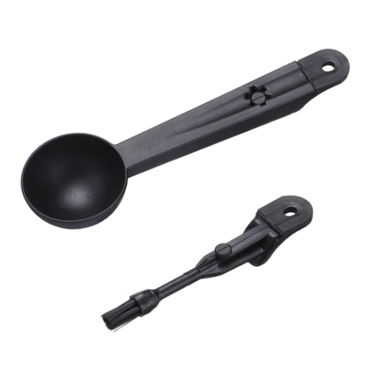 Coffee Machine Cleaning Brush Tool with Measure Scoop Spoon, Coffee Machine Cleaning Tool