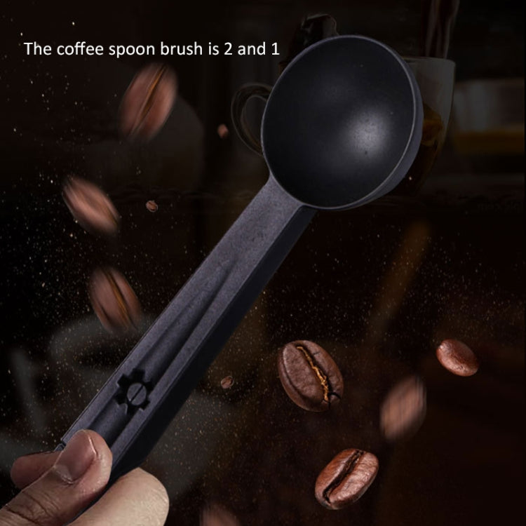 Coffee Machine Cleaning Brush Tool with Measure Scoop Spoon, Coffee Machine Cleaning Tool
