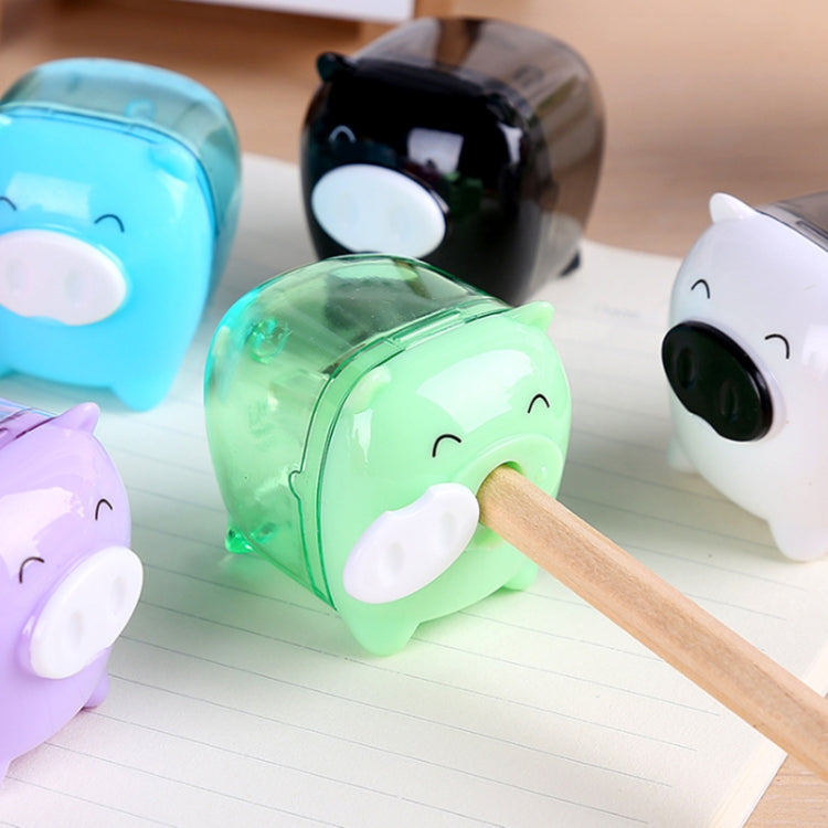 Deli Mini Pig Manual Pencil Sharpeners Kids Friendly at Home Office School, Random Color Delivery, 0557