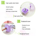 Deli Mini Pig Manual Pencil Sharpeners Kids Friendly at Home Office School, Random Color Delivery, 0557