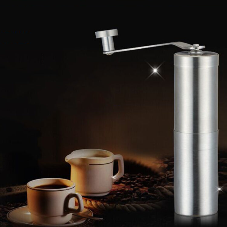 Portable Conical Burr Mill Manual Stainless Steel Bean Pepper Hand Crank Coffee Grinder, Gift Box Package, Coffee Bean Grinder