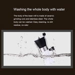 Portable Conical Burr Mill Manual Spice Herbs Hand Grinding Machine Coffee Grinder, Capacity: 36g, Portable Conical