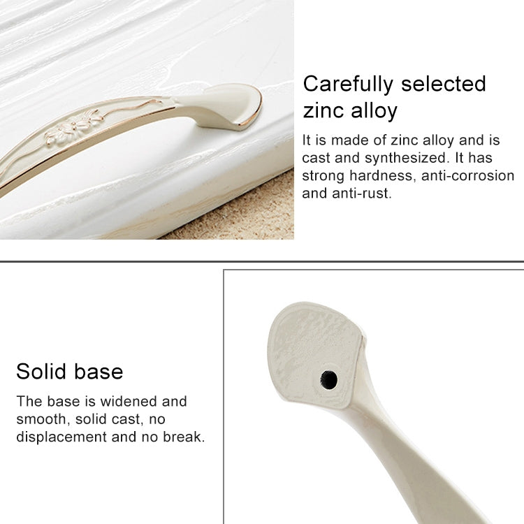 6026-96 European Style Zinc Alloy Cabinet Wardrobe Drawer Door Handle, Hole Spacing: 96mm (Bronze), 6026-96 Bronze