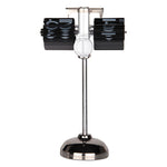 Creative Home Office Bedroom Retractable Flip Trolley Small Balance Clock, Retractable (Black)