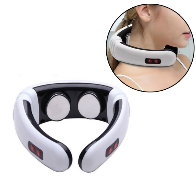Household Electric Pulse Shock Neck Massager Intelligent Body Massager, Battery Powered (Not Include Battery), Old Battery Power