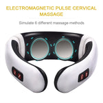 Household Electric Pulse Shock Neck Massager Intelligent Body Massager, Battery Powered (Not Include Battery), Old Battery Power