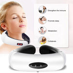 Household Electric Pulse Shock Neck Massager Intelligent Body Massager, Battery Powered (Not Include Battery), Old Battery Power