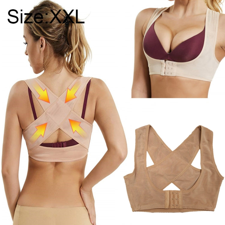 Women Ultrathin Kyphosis Correction Shoulder Support Tight-fitting Orthopedic Belt, Size:XXL, XXL