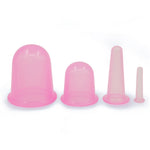 4 in 1 Health Care Body Massage Vacuum Silicone Cupping Cups,Random Color Delivery, 4 in 1