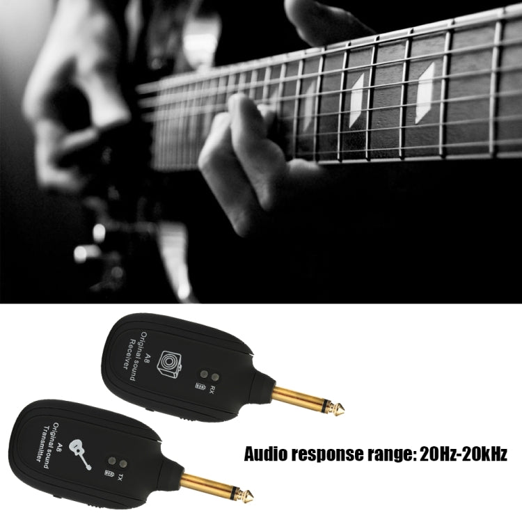 Guitar Wireless Transmitter Receiver A8 Electric Guitar Wireless Connection System Pickups, Guitar Wireless Transmitter