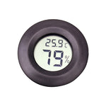 Digital Round Shaped Reptile Box Centigrade Thermometer & Hygrometer with Screen Display