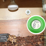 Digital Round Shaped Reptile Box Centigrade Thermometer & Hygrometer with Screen Display