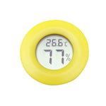 Digital Round Shaped Reptile Box Centigrade Thermometer & Hygrometer with Screen Display