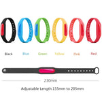 5 PCS Anti-mosquito Silicone Repellent Bracelet Buckle Wristband Bugs Away, Suitable for Children and Adults, Length:23cm, Random Color Delivery, 5 PCS