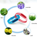 5 PCS Anti-mosquito Silicone Repellent Bracelet Buckle Wristband Bugs Away, Suitable for Children and Adults, Length:23cm, Random Color Delivery, 5 PCS