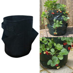 6 Pockets 26L / 7 Gallon Non-woven Felt Strawberry Planting Bag, Size: 30X35cm, Size: 30X35cm