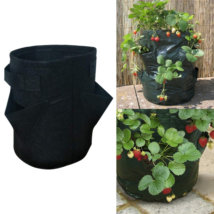 6 Pockets 26L / 7 Gallon Non-woven Felt Strawberry Planting Bag, Size: 30X35cm, Size: 30X35cm