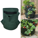 6 Pockets 26L / 7 Gallon Non-woven Felt Strawberry Planting Bag, Size: 30X35cm, Size: 30X35cm