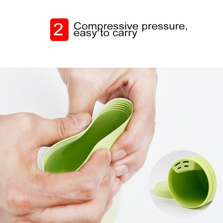 Creative 5 in 1 Portable Gargle Cup Shampoo Sub-Bottle Comb Make-up Mirror Travel Wash Kits, Standard Sets, 5 in 1