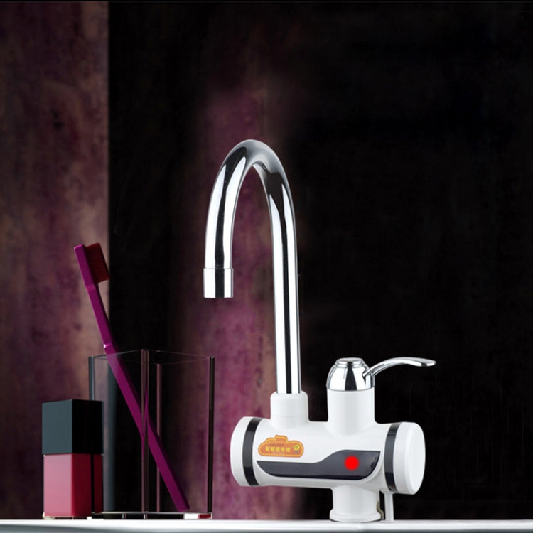 3s Fast Heat Electrothermal Rotatable Faucet Water Tap with Indicator Light, 220V, Size: S, Indicator Light / Size: S