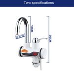 3s Fast Heat Electrothermal Rotatable Faucet Water Tap with Indicator Light, 220V, Size: S, Indicator Light / Size: S