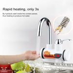 3s Fast Heat Electrothermal Rotatable Faucet Water Tap with Indicator Light, 220V, Size: S, Indicator Light / Size: S