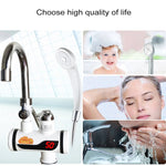 3s Fast Heat Electrothermal Rotatable Faucet Water Tap with Digital Display, 220V, Size: L, Digital Display / Size: L