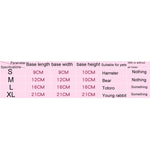 Flannel Cylinder Pet House Warm Hamster Hammock Hanging Bed Small Pets Nest, M, Size:10*12*12cm, Size:10*12*12cm